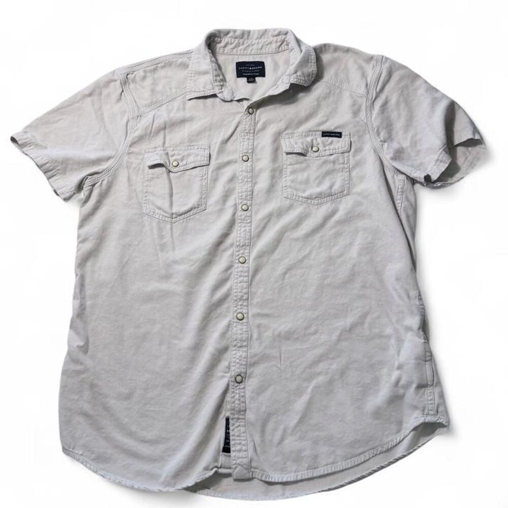 Lucky Brand Men's Cream Shirt